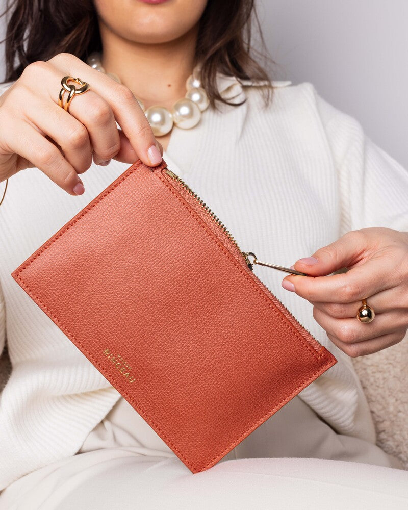 La Pochette Apollon - Grained Sienna